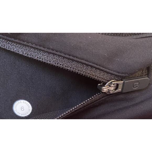 Lululemon Speed Up Short 2.5" Flash Pleat Orange Multi Black Running Gym Sz 6 - Picture 4 of 4